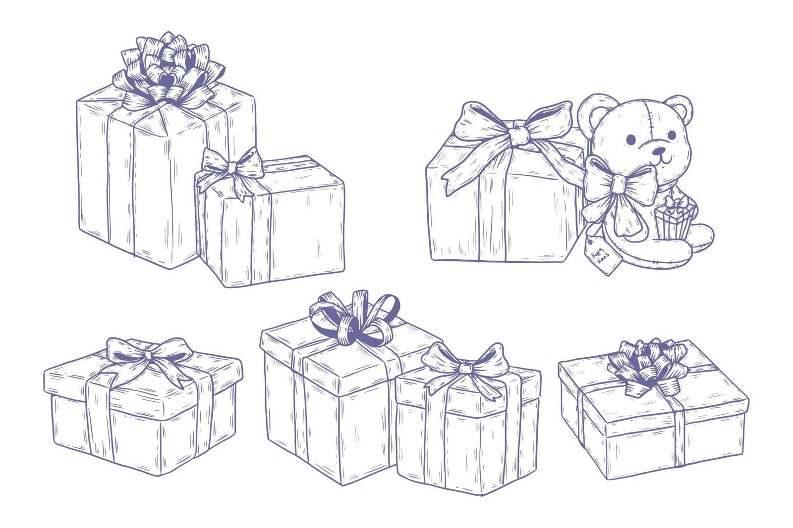 gift box drawing